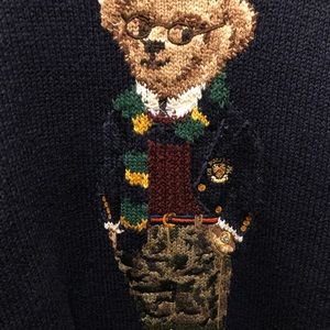 Polo Ralph Lauren bear knit sweater